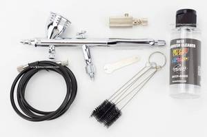 lot 3785 image: MR. AIRBRUSH Procon Boy GSI Creos PS-270 PLATINUM mr hobby airbrush 0.2mm nozzle with BONUS by SprayGunner