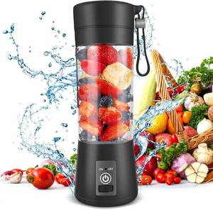 lot 3806 image: Portable Blender, Personal Size for Shakes and Smoothies with 6 Ultra Sharp Blades, Personal Blender USB Rechargeable Magnetic for Travel, Office, Gym