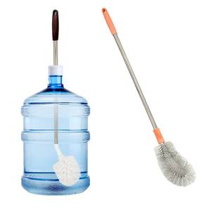lot 3807 image: 2-Pack Bucket Brush, Bottle Brush for Cleaning Extra Long Bottles, Gallon Jug Cleaner, Water Bottle Cleaner.