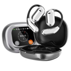 lot 3824 image: AI Language Translation Earbuds, Real-Time Headphones Translator for 144 Languages Free Lifetime, OWS LCD Touch Screen Real-Time Earphones Fit iOS and Android Ideal for Travel Business Learning