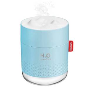lot 3834 image: Portable Mini Cool Mist Humidifier, 500ml USB Personal Desktop Humidifier for Baby Bedroom Travel Office Home, Auto Shut-Off, 2 Mist Modes, Super Quiet, Blue