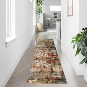 lot 3847 image: Lahome Washable Runner Rug with Rubber Backing- 2x8 Rug Runners for Hallways Non Slip Kitchen Rugs Non Skid, Modern Abstract Carpet Runner Indoor Floor for Bathroom Entrance Living Room Bedroom,Red