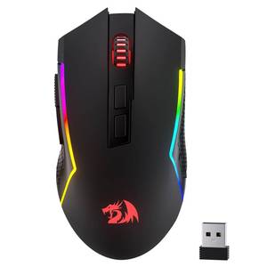 lot 3884 image: Redragon M693 LIT Wireless Gaming Mouse, 12800 DPI Mice w 3-Mode Connection, BT & 2.4G Wireless, 7 Macro Buttons, Reliable Power Capacity for PCMacLaptop