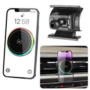 lot 3904 image: LUNQIN Car Magnetic Phone Mount for BMW X5 X5M 2024-2026 and X6 X6M 2024-2026 and BMW X7 2023 2024 2025 2026 Auto Accessories Best Cellphone Holder Fast 15W Wireless Charger Cell Phones Screen Stand