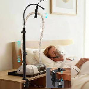 lot 3916 image: IKSTAR CPAP Hose Holder for Bed Stable Anti-Slip Base, Adjustable Tube Hanger, Prevents Tangles &amp Blockage, Durable Carbon Steel, Travel-Friendly CPAP Accessories for Better Sleep