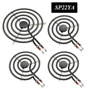 lot 3928 image: AMI PARTS SP22YA Electric Range Burner Element Unit Set Replacement Fit for G-E Hot-point Ro-per Ken-more Range Stoves (1 x WB30X253 8 & 3 x WB30X254 6)