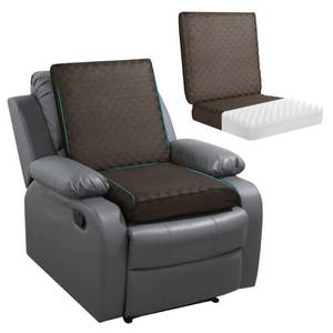 lot 3960 image: BALAPET Recliner Cushions for Long Sitting, Egg Crate Foam Recliner Cushion for Elderly Reduces Muscle Fatigue and Provides Air Flow, Extra Large Non-Slip Seat Cushion with Back Support(20204in)
