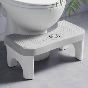 lot 3972 image: Squatting Toilet Stool for Adults, 7 Inch Poop Stool Squat Adult, Non-Slip Potty Stool for Pooping, Portable Toilet Step Foot Rest for Bathroom