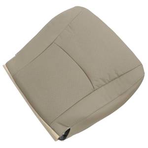 lot 3982 image: SecosAutoparts Tan Front Driver Side Bottom Perforated Microfiber Leather Seat Cover Replacement Compatible with Toyota Highlander 2008 2009 2010 2011 2012 2013