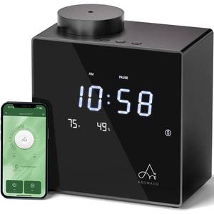 lot 6004 image: 2026 Smart Waterless Diffuser, 2000 Sq.Ft Cold Air Scent Machine with Clock & Environmental Display  7 Fragrance Levels, 9 Timer Settings, Hotel Collection Diffuser for Home & Large Rooms (Black)