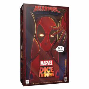 lot 6017 image: Marvel Dice Throne Deadpool Deluxe Edition - Rolling Battle Game, Play as Deadpool With Unique Abilities, Stand-Alone Expansion & Compatible With All Heroes, Officially Licensed