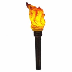 lot 6029 image: Tixtivn Handheld Torch Prop LED Light,17.72inch Long,Realistic Flame Torch for Olympic Games Opening Ceremony Celebrations Festival Activities Halloween Christmas,Resin Lampshade and Retro Handle