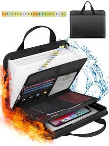 lot 6035 image: onvvippiv Important Document Organizer Folio Accordion File Organizer Fireproof Expanding File Folder Storage Box with Zipper Labels 13 Pockets for Business Office Receipt Travel
