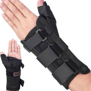 lot 6060 image: Wrist Brace & Thumb Spica Splint, for De Quervains Tenosynovitis, Tendonitis, Carpal Tunnel & Arthritis Wrist Support Thumb Splint (Left Hand - Medium)