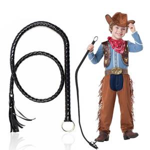 lot 6089 image: GAGIFT WORLD Cowboy Toys, Faux Leather Whip for Ringmaster and Catwoman Costume, Cowboy Accessories for Men and Women, Funny Halloween Party Favors Gag Gifts for Kids