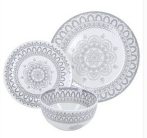 BIA Cordon Bleu 16 Piece Arabesque Stone Dinnerware Set