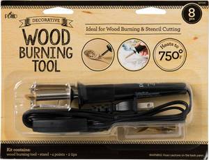 lot 4143 image: Plaid wood burning and stencil cutting tool,