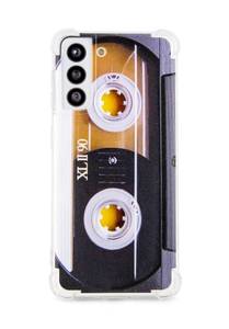 lot 4183 image: FAteamll Case for Galaxy S21 5G Shockproof Scratchproof with TPU Soft Bumper Retro Music Cassette Tape Case Compatible with Samsung Galaxy S21 5G