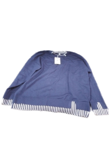 lot 6282 image: Disamer Navy Striped Sweater size L