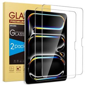 lot 6294 image: SPARIN Screen Protector for iPad Pro 11 Inch 20252024 M5 M4 (6th5th Generation), 2 Pack Tempered Glass for iPad Pro 11, Scratch Resistant, Case Friendly, Apple Pencil Pro Compatible