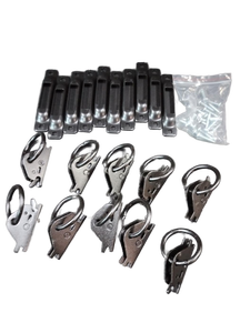 lot 6296 image: Hinge and latch set of 10