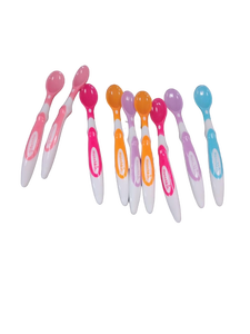 lot 6317 image: Munchkin Multi-Color Baby Spoons Set 9 back