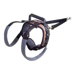 lot 6334 image: PetSafe Adjustable Dog Lifting Harness - Senior & Disabled Dog Rear Mobility Support - Easy-Fitting, Breathable Belly Straps with Lifting Aid Handle & Shoulder Strap - For Medium Dogs 35-70 lb