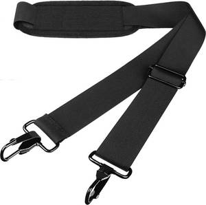 lot 6370 image: Askuko Shoulder Strap 56 Inch, Universal Adjustable Shoulder Belt Replacement Laptop Bag Shoulder Strap with Metal Hooks for Briefcase, Laptop Messenger Crossbody Bag, Luggage Duffel Camera, Black