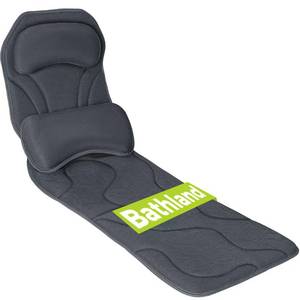 lot 11209 image: Bathland Full Body Bath Pillow for Tub - Extra Long & Thick Tub Pillow with Head, Back & Lumbar Support, 168 Non-Slip Suction Cups, Soft 5D Mesh Spa Cushion, Fits All Tubs-Gift for Soaking(Gray)