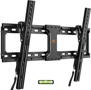 lot 11253 image: IWORKBOARD 55 65 75 85 inch Tilting TV Wall Mount for 32-90  TVs, Low Profile TV Mount Bracket, Safe Lock & Quick Release, Max VESA 600x400mm, 24 inch Studs,132 lbs, Fit Most 55 75 85 86 TVs