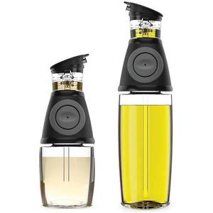 lot 11256 image: Belwares Olive Oil Dispenser Bottle with Pump - Oil Dispenser for Kitchen, Glass Oil and Vinegar Dispenser Set, Measured Cruet for Cooking - Ideal Oil Bottles for Kitchen Gadgets & Gifts, 2 Pack
