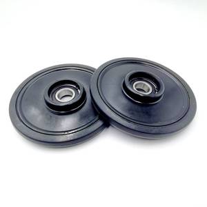 lot 12008 image: BRGMAX 2X Idler Wheel with Bearing Black 5.63inch X 20mm Snowmobile Parts Shocks Suspension FITS for Arctic Cat 1604-837 3604-039 (2)