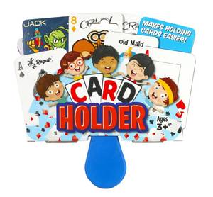 lot 12380 image: Regal Games 1 Pack Card Holders for Playing Cards - Kids Card Holder with Plastic Paddles - Ideal for Family Fun Game Night and Travel (Ages 3)