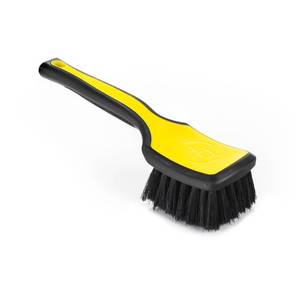 lot 12382 image: Detail Factory - ProGrip Interior Scrub Brush - Soft Bristles - Rubber Grip for Maximum Stability and Comfort - Curved Head Profile for Better Clearance - Live Wire