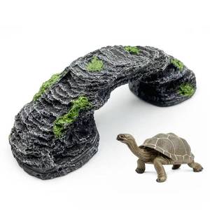 lot 12405 image: Ecjiuyi Turtle Rocks for Tank,Stone for Aquatic Turtle Tank,Turtle Tank Landscaping Ornament Basking Platform Accessories Supplies