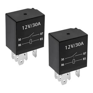 lot 16428 image: KVAEY 4 PCS 30A Starter Relay, 5 Pin 12 V Multi-Purpose Relays, Waterproof Heavy Duty Auto Relay, Automotive Engine Standard Relays Replacement Parts, Universal Car Accessories (5Pin, 2PCS)
