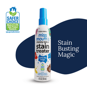 lot 16448 image: Miss Mouth s Messy Eater Stain Treater Spray for Baby & Kids  4 fl oz  Newborn & Baby Essentials  Stain Remover for Food  Grease  & More  Gentle on Laundry