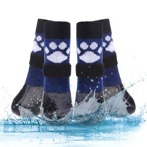 lot 16461 image: KOOLTAIL Non Slip Dog Socks to Prevent Licking Paws for Hardwood Floors, Dog Boots Shoes for HotCold Pavement with Grippers Traction Control, Waterproof Paw Protector for Small Medium Large DogsXL