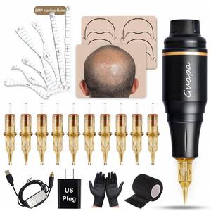 lot 16469 image: Guapa Professional SMP Tattoo Machine Kit �� Precision Scalp Micropigmentation Pen for Hairline Restoration, Hair Tattoo & Permanent Makeup (Black)