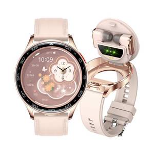 lot 18310 image: Alliget Smart Watch with Earbuds, 2 in 1 Bluetooth Smartwatch, 1.39 HD IPS Screen Smartwatch for Men Women, Fitness Tracker Long Time Standby Men Women Sports Smart Watch (Pink)
