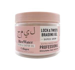 lot 18332 image: R&B Collection Dr. Girls Lock & Twists Braiding Gel Rice Water Biotin & Castor Oil Collagen 9.8oz