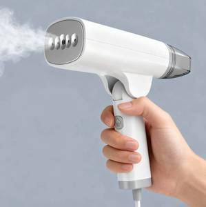 lot 19553 image: Handheld Garment Steamer, Travel Steamer Iron For Clothes, Light Weight, Foldable and Portable Iron, 10s Heat Up, Quick Wrinkle Removal 1300W 110V