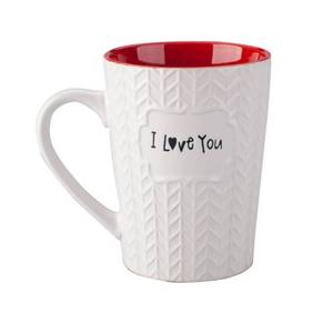 lot 19608 image: Ynsfree I Love You Mug 16 oz Coffee Tea Cup for DadFatherMomGrandmaLadiesWife,BirthdayChristmasAnniversaryValentine,Holidays Ceramic Mugs