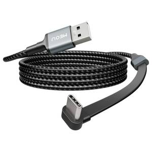 lot 20032 image: USB to USB C Cable 3.3ft, 60W USB A to USB C Fast Charging Cable, Right Angle USB C Cord Nylon Braided for iPhone 1615, iPad Pro, Samsung Galaxy S21S22S23S24, Note 20 10, Pixel 8, Nintendo etc.