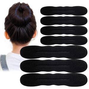 lot 20042 image: 10PCS Hair Bun Maker for Women, Magic Snap Roll Sponge Curler Clips, Easy Donut Maker for Easy Bun Twister, Ballet Buns, French Twist, Updos, Waves & more - Strong, Flexible, Reusable