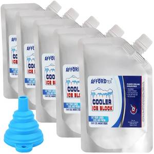 lot 20045 image: Ice Packs for Coolers 5 Reusable Ice Packs for Lunch Box Long Lasting for All Outside Activty