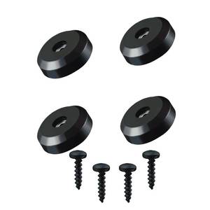 lot 20101 image: 4-Packs Rubber Feet Subwoofer Isolation Pad for Guitar Amplifier Speaker Isolation Feet with Screws