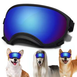 lot 20470 image: Medium Dog Sunglasses with Adjustable Strap UV Protection, Winproof Dog Puppy Sunglasses, Suitable for Medium Dog Pet Glasses, Dogs Eyes Protection,Soft Dog Goggles