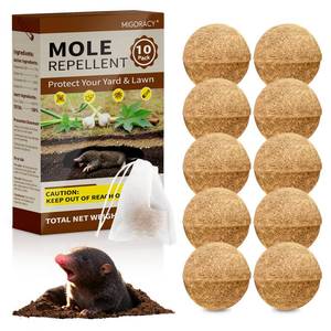 lot 20487 image: Powerful Mole & Vole Repellent Balls �� Natural Essential Oil Formula, Safe for Kids & Pets, Long-Lasting Outdoor Protection for Garden, Yard, Orchard, Farm, and Park