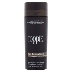 lot 20499 image: Toppik Hair Building Fibers, Dark Brown, 27.5g Fill In Fine or Thinning Hair, Instantly Thicker, Fuller Looking, 9 Shades for Men & Women, Keratin Protein Formula